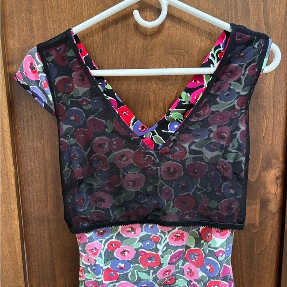 Nicole Miller Vibrant Floral Midi Dress, size large - Picture 7 of 12